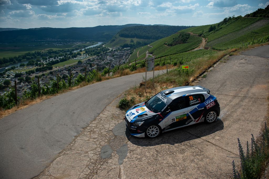 Ud over at give sportslige oplevelser gav Rallye Mittelrhein også visuelle oplevelser for Jacob Madsen/Line Nedergaard
(Foto: Autengruber)